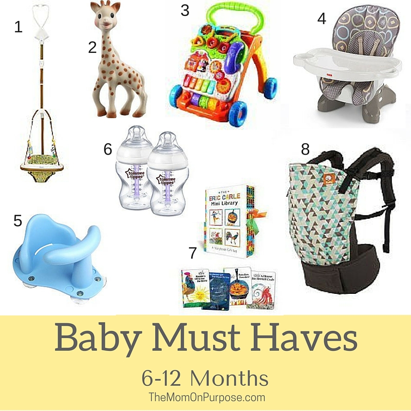 8 Baby Must Haves 6-12 months - The Simply Organized Home