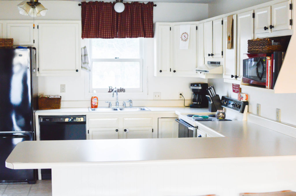 Do you struggle with clutter on your kitchen counters? These 7 simple and easy to implement strategies will help you clear the clutter and keep it away! Click over to simplify your kitchen today!