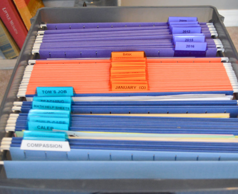 Create An Organized Filing System   The Simply Organized Home