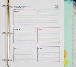 Are you struggling to stay organized? I was too! Until I decided to get all of those thoughts swirling around in my head down on paper and my home management binder was born! It's filled with printables that help me take control of my days!