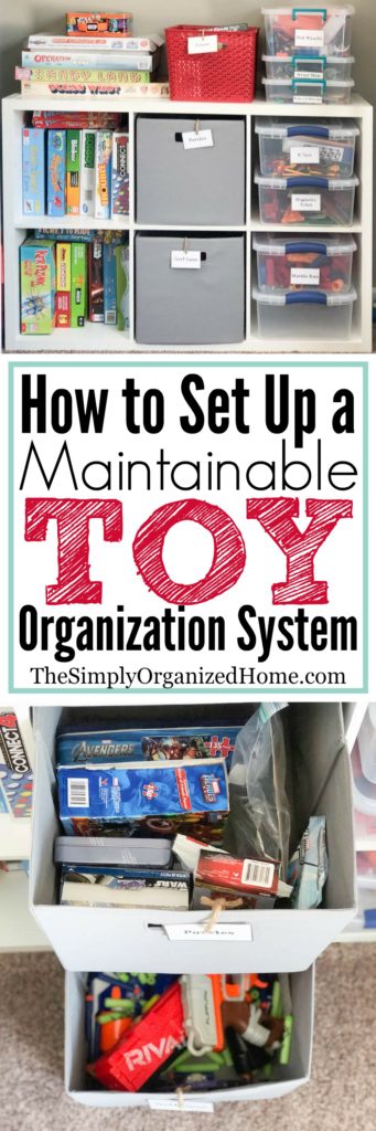 Maintainable Toy Organization System 