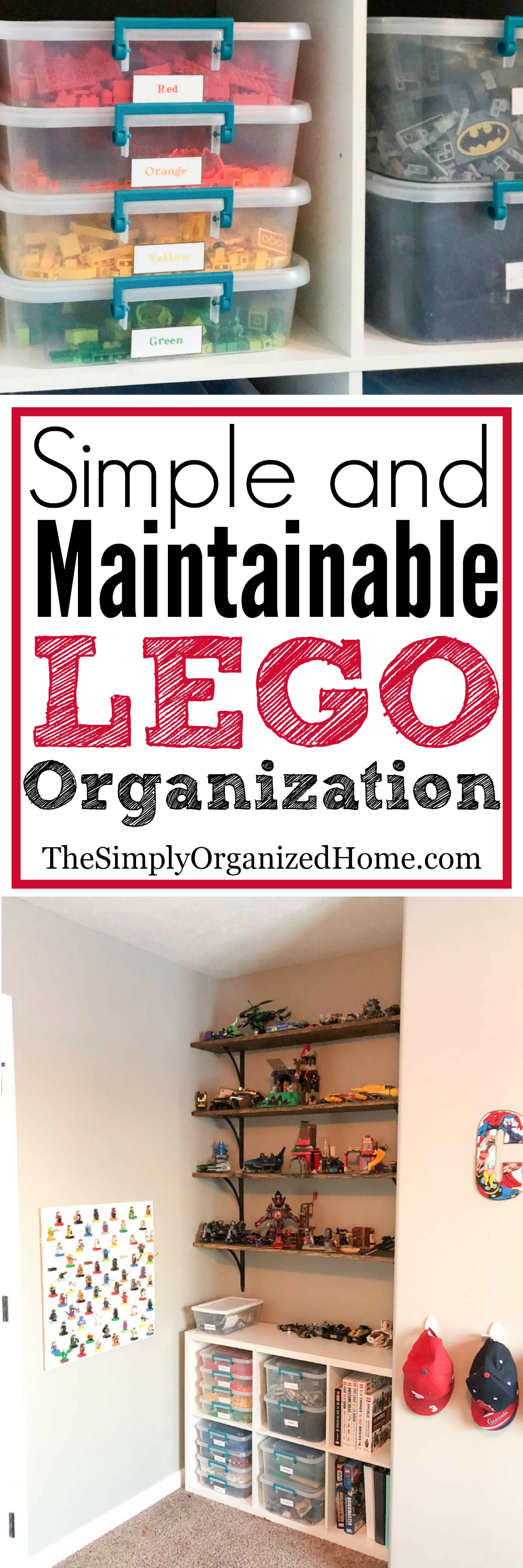 A Smart Way to Sort and Store Those LEGO Sets!  Lego storage organization,  Lego room, Lego organization