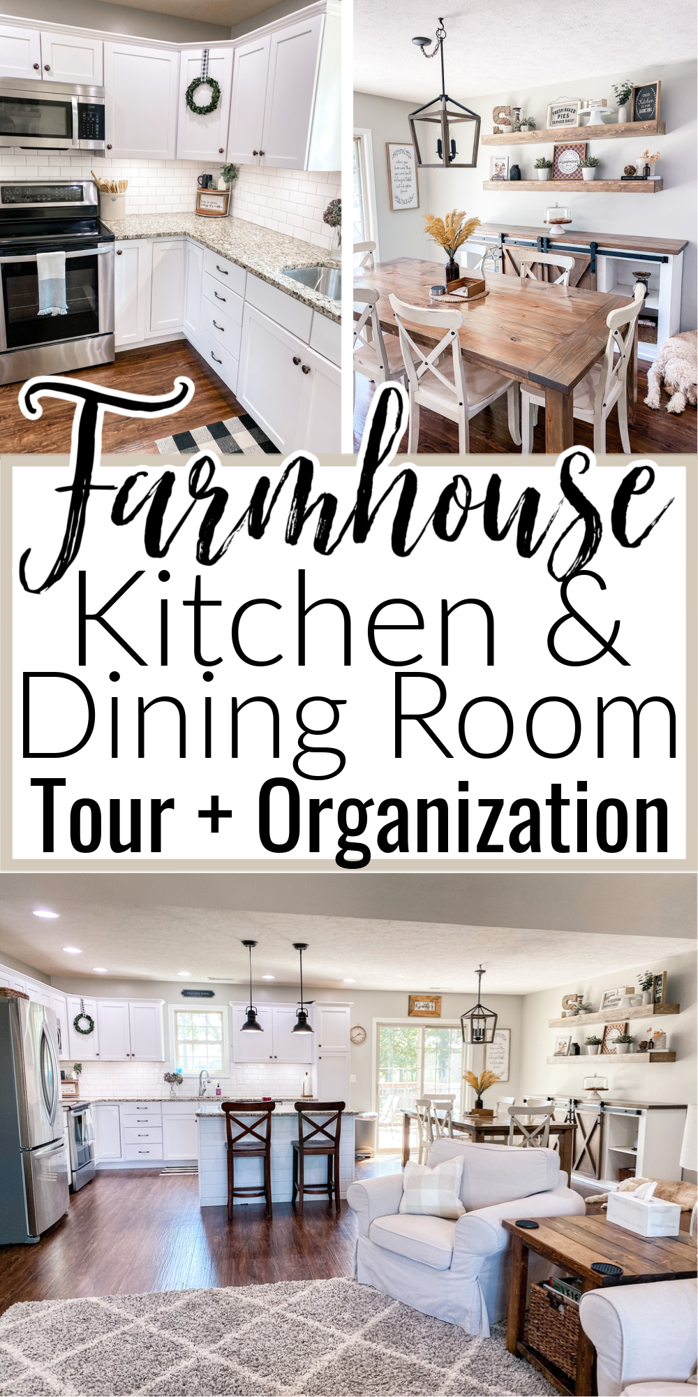 Organizing a Modern Farmhouse Kitchen